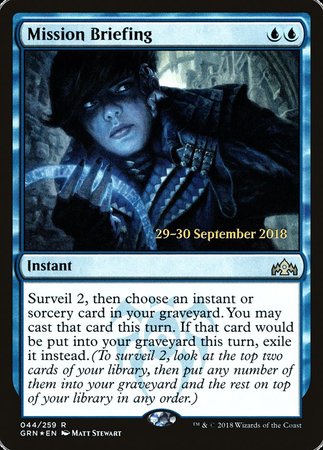 Mission Briefing [Guilds of Ravnica Promos] | Rook's Games and More