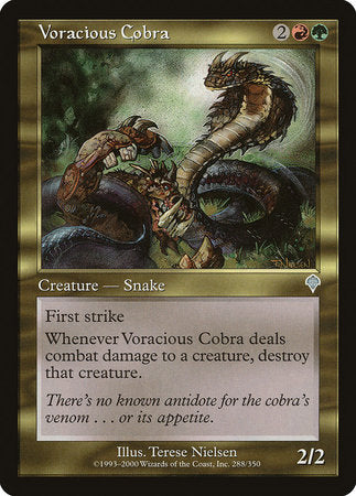 Voracious Cobra [Invasion] | Rook's Games and More