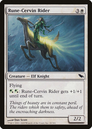 Rune-Cervin Rider [Shadowmoor] | Rook's Games and More
