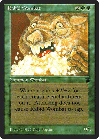 Rabid Wombat [Legends] | Rook's Games and More