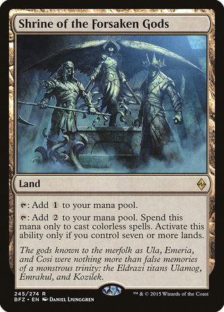 Shrine of the Forsaken Gods [Battle for Zendikar] | Rook's Games and More
