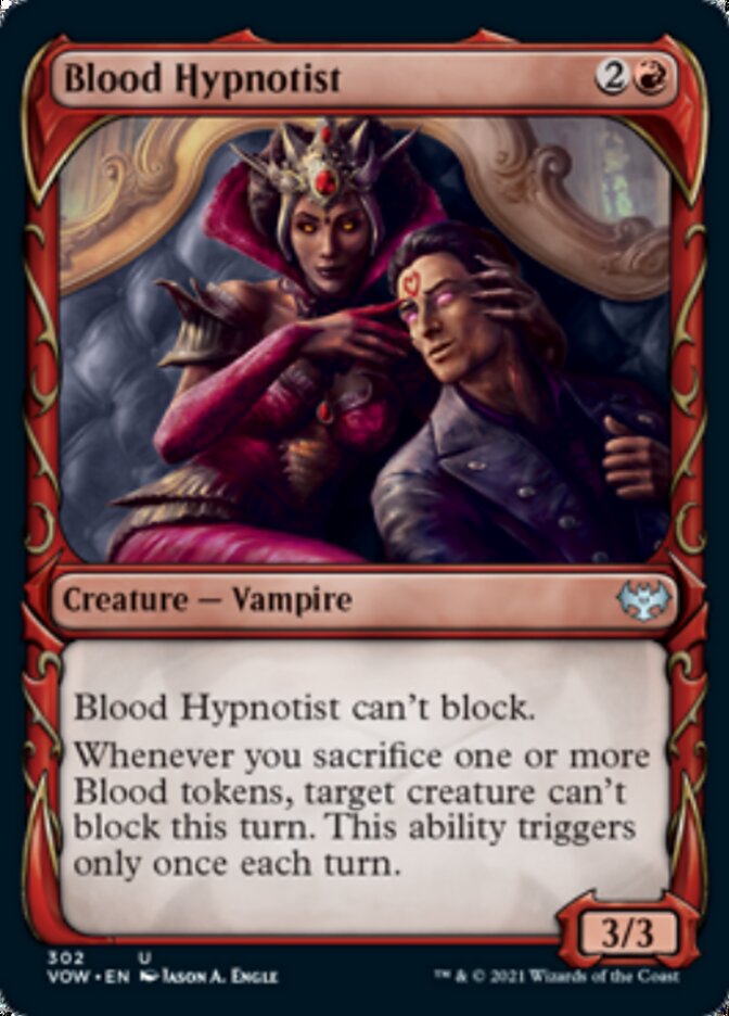 Blood Hypnotist (Showcase Fang Frame) [Innistrad: Crimson Vow] | Rook's Games and More