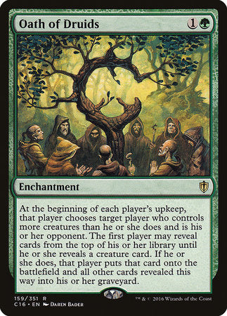 Oath of Druids [Commander 2016] | Rook's Games and More