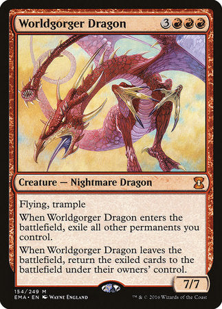 Worldgorger Dragon [Eternal Masters] | Rook's Games and More