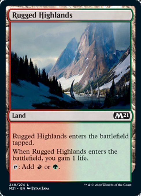 Rugged Highlands [Core Set 2021] | Rook's Games and More