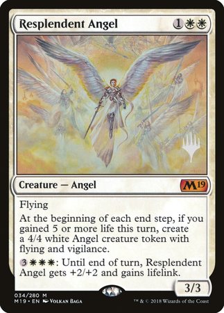 Resplendent Angel [Core Set 2019 Promos] | Rook's Games and More