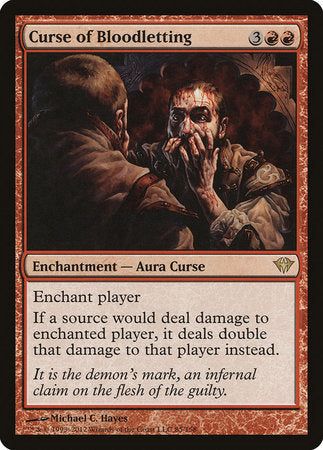 Curse of Bloodletting [Dark Ascension] | Rook's Games and More