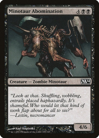 Minotaur Abomination [Magic 2014] | Rook's Games and More