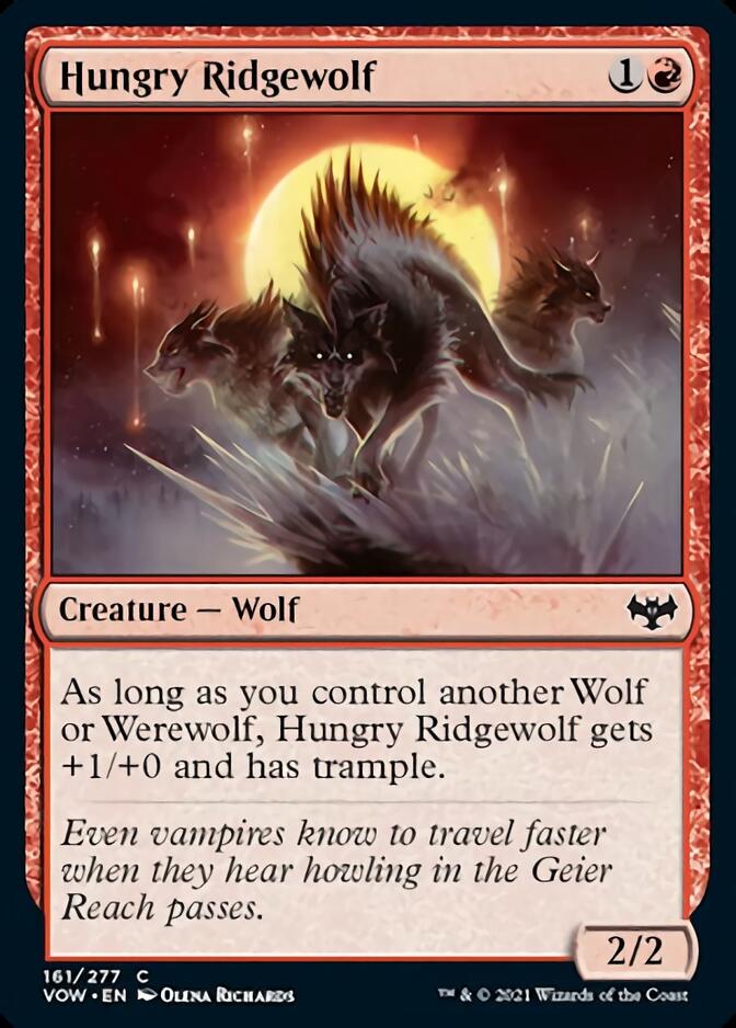 Hungry Ridgewolf [Innistrad: Crimson Vow] | Rook's Games and More