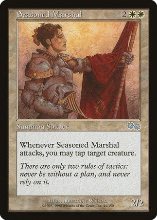 Seasoned Marshal [Urza's Saga] | Rook's Games and More