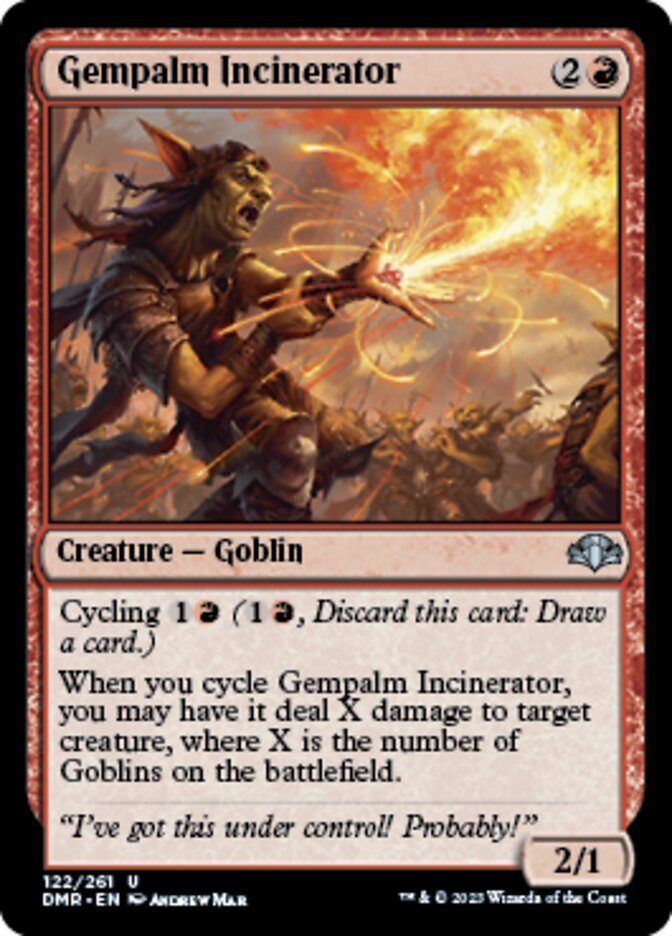 Gempalm Incinerator [Dominaria Remastered] | Rook's Games and More