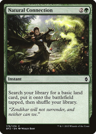 Natural Connection [Battle for Zendikar] | Rook's Games and More