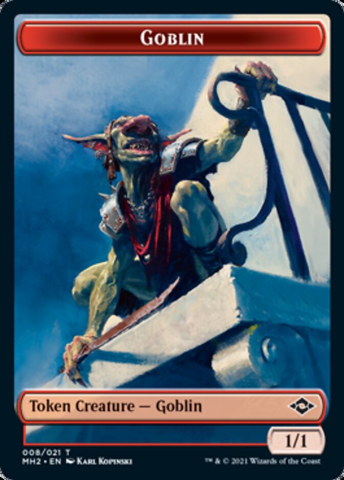 Goblin Token [Modern Horizons 2 Tokens] | Rook's Games and More