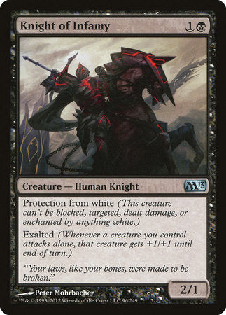 Knight of Infamy [Magic 2013] | Rook's Games and More