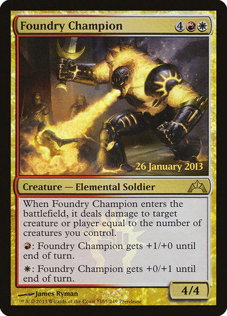 Foundry Champion [Gatecrash Promos] | Rook's Games and More