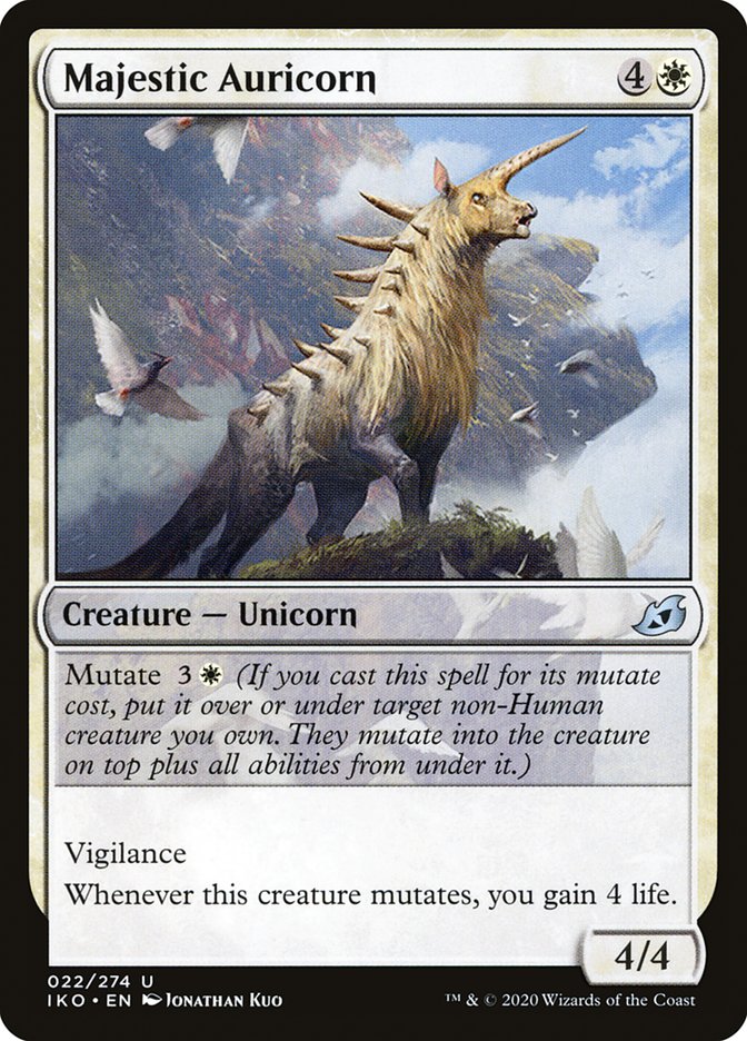 Majestic Auricorn [Ikoria: Lair of Behemoths] | Rook's Games and More