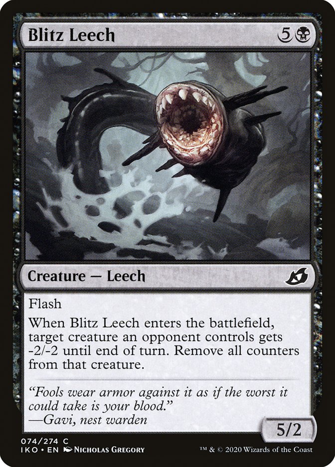 Blitz Leech [Ikoria: Lair of Behemoths] | Rook's Games and More