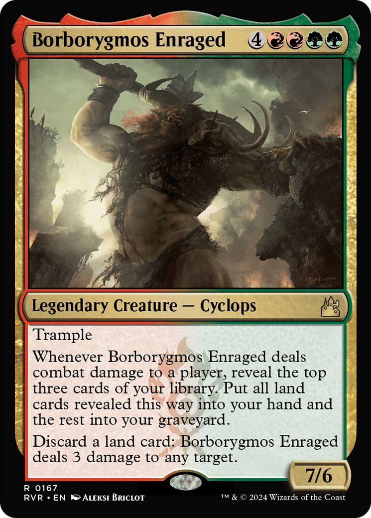 Borborygmos Enraged [Ravnica Remastered] | Rook's Games and More
