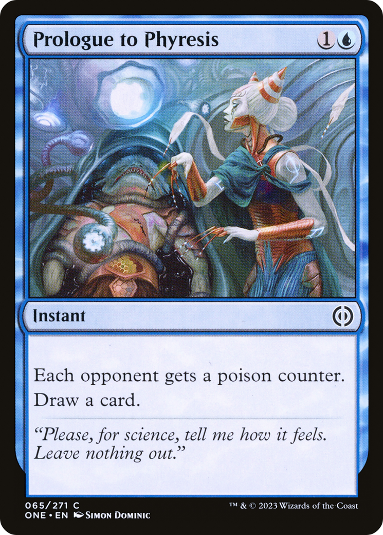 Prologue to Phyresis [Phyrexia: All Will Be One] | Rook's Games and More