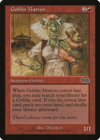 Goblin Matron [Urza's Saga] | Rook's Games and More