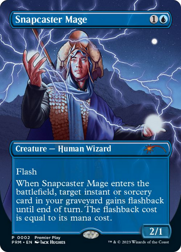 Snapcaster Mage (Borderless Alternate Art) [Regional Championship Qualifiers 2023] | Rook's Games and More