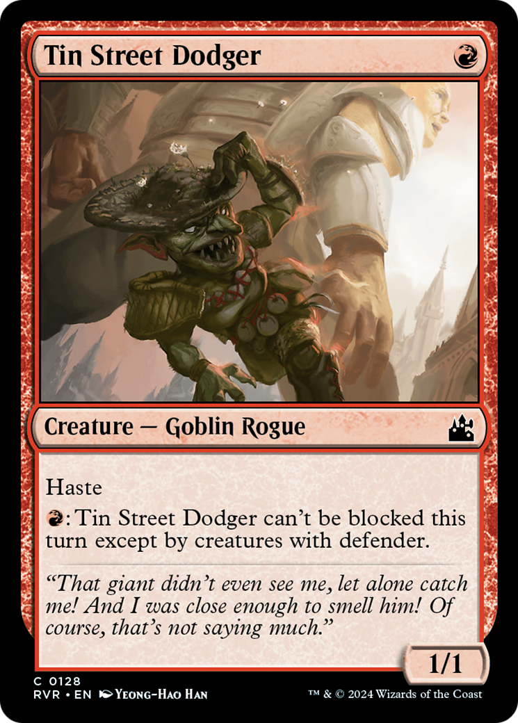 Tin Street Dodger [Ravnica Remastered] | Rook's Games and More