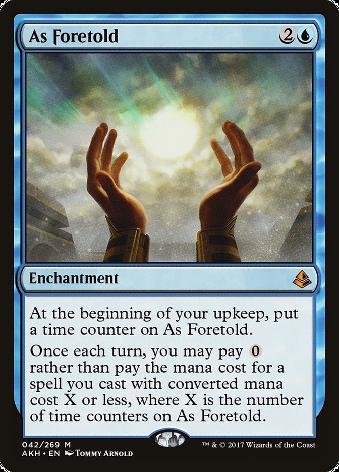 As Foretold [Amonkhet] | Rook's Games and More