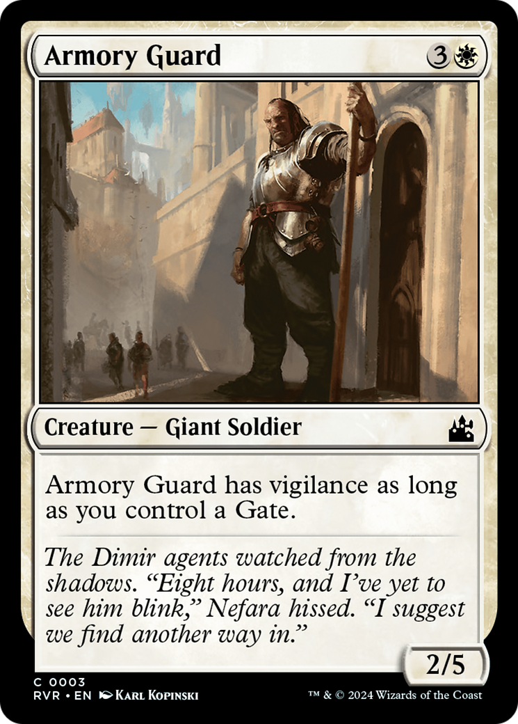 Armory Guard [Ravnica Remastered] | Rook's Games and More