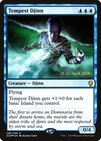 Tempest Djinn [Dominaria Promos] | Rook's Games and More