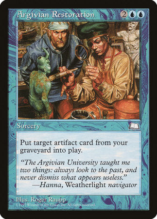 Argivian Restoration [Weatherlight] | Rook's Games and More