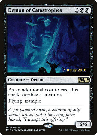 Demon of Catastrophes [Core Set 2019 Promos] | Rook's Games and More