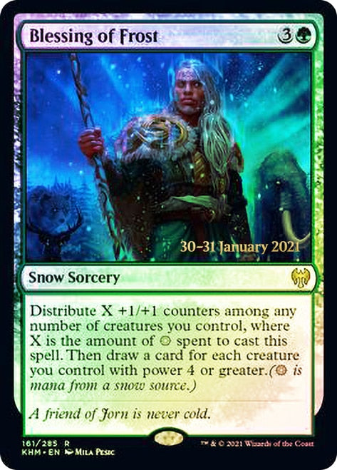 Blessing of Frost  [Kaldheim Prerelease Promos] | Rook's Games and More