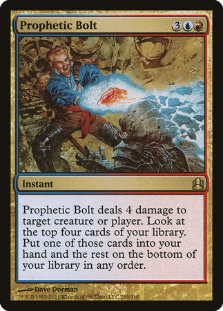 Prophetic Bolt [Commander 2011] | Rook's Games and More