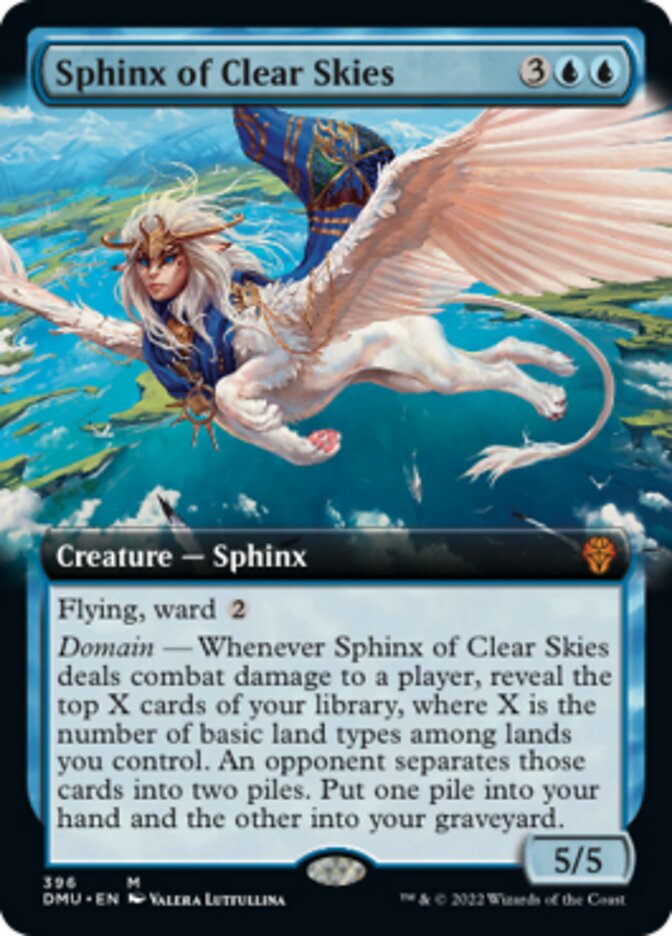 Sphinx of Clear Skies (Extended Art) [Dominaria United] | Rook's Games and More