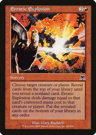 Erratic Explosion [Onslaught] | Rook's Games and More