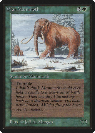 War Mammoth [Limited Edition Beta] | Rook's Games and More