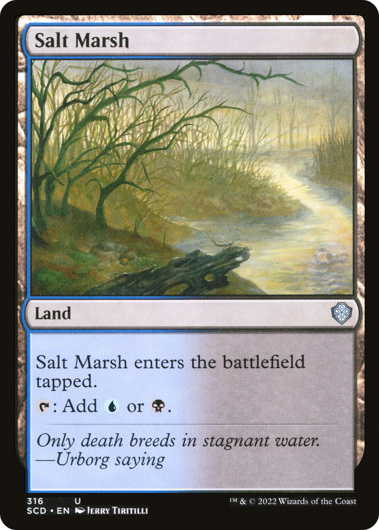 Salt Marsh [Starter Commander Decks] | Rook's Games and More