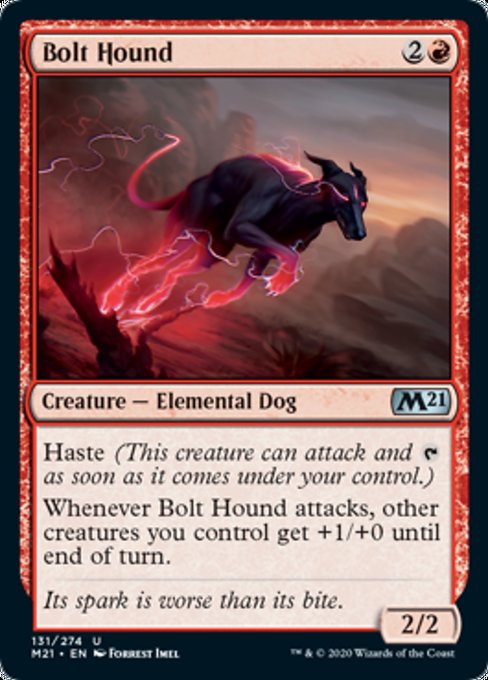 Bolt Hound [Core Set 2021] | Rook's Games and More