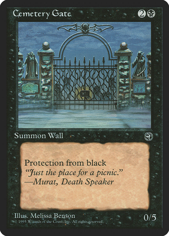 Cemetery Gate (Murat Flavor Text) [Homelands] | Rook's Games and More