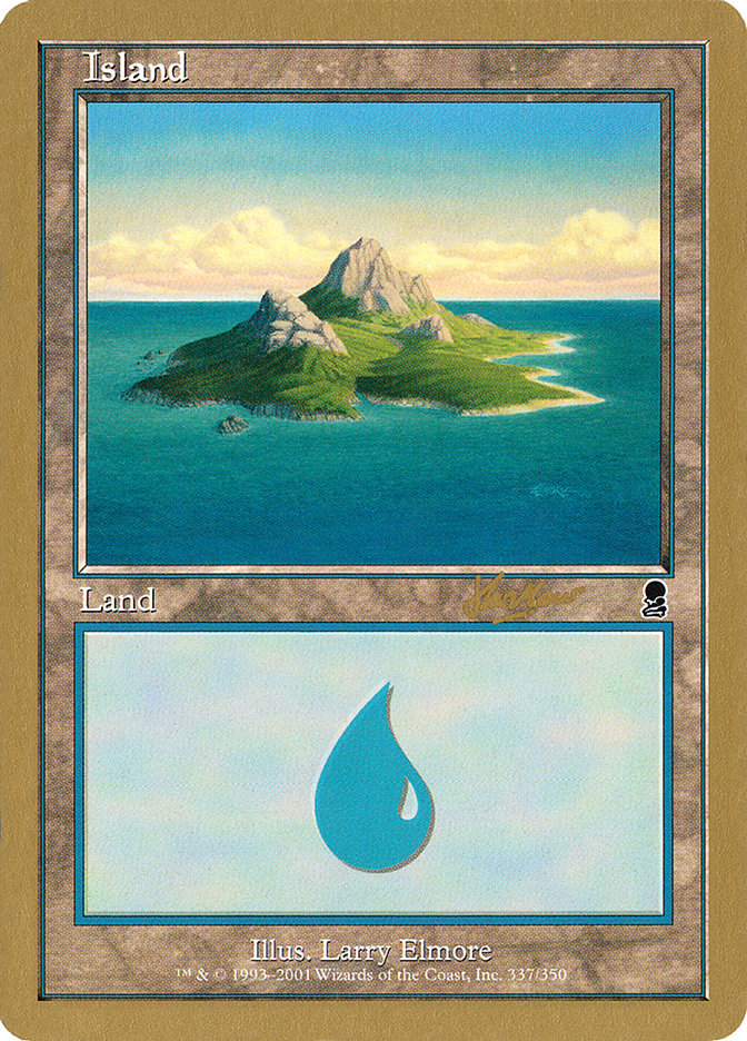 Island (shh337) (Sim Han How) [World Championship Decks 2002] | Rook's Games and More