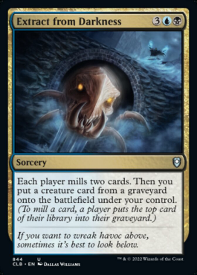 Extract from Darkness [Commander Legends: Battle for Baldur's Gate] | Rook's Games and More
