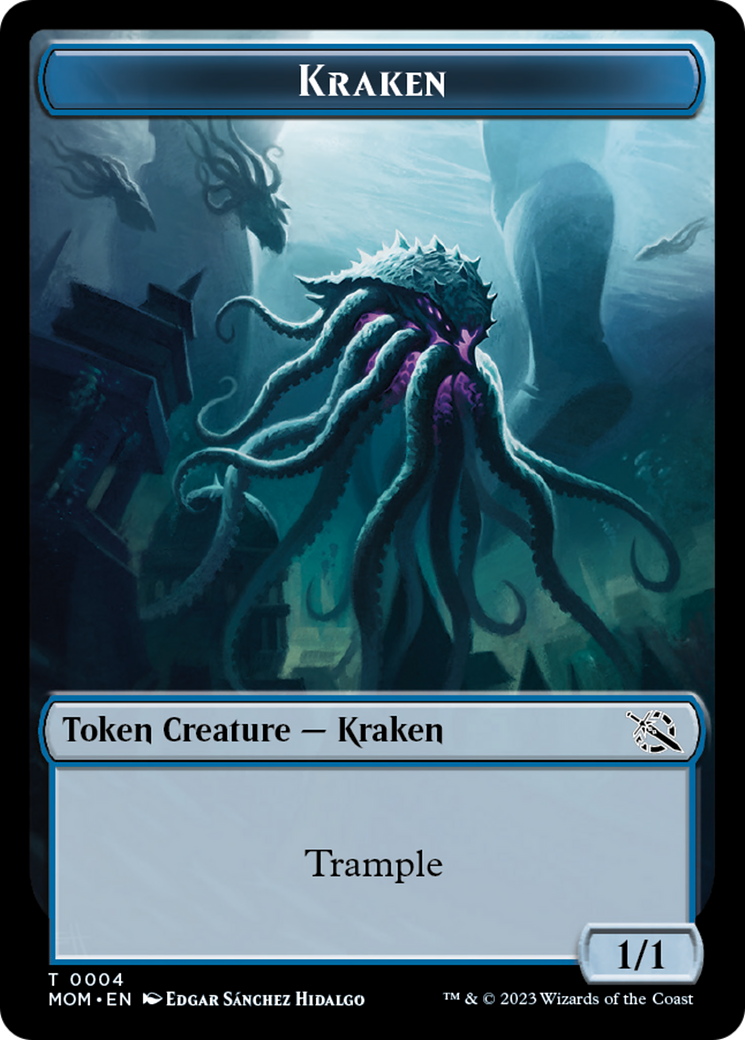 Kraken Token [March of the Machine Tokens] | Rook's Games and More
