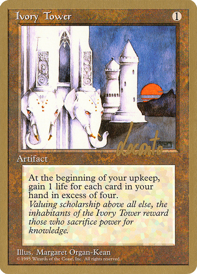 Ivory Tower (Michael Loconto) [Pro Tour Collector Set] | Rook's Games and More