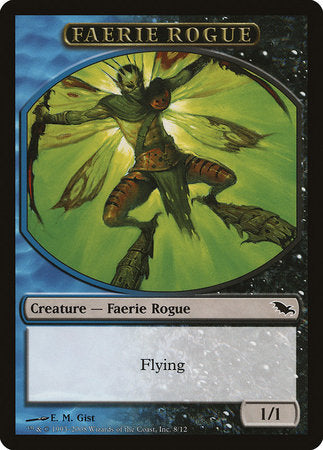 Faerie Rogue Token (Blue/Black) [Shadowmoor Tokens] | Rook's Games and More