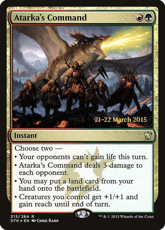 Atarka's Command [Dragons of Tarkir Promos] | Rook's Games and More