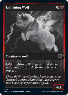 Lightning Wolf [Innistrad: Double Feature] | Rook's Games and More