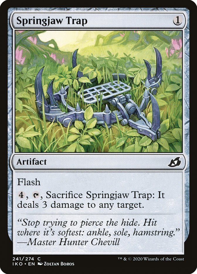 Springjaw Trap [Ikoria: Lair of Behemoths] | Rook's Games and More