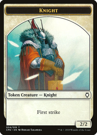 Knight Token [Commander Anthology Volume II Tokens] | Rook's Games and More