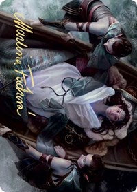 Return Upon the Tide Art Card (Gold-Stamped Signature) [Kaldheim: Art Series] | Rook's Games and More
