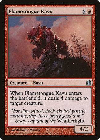 Flametongue Kavu [Commander 2011] | Rook's Games and More